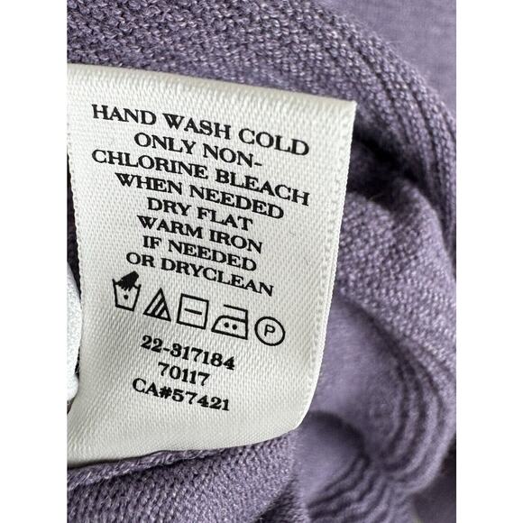 Ann Taylor Peplum Sweater, Lavender, Sz: S, 57-26 - Picture 6 of 16